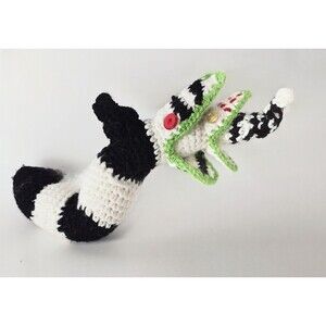 Handmade Crocheted Sandworm Inspired by Beetlejuice Sand Worm
